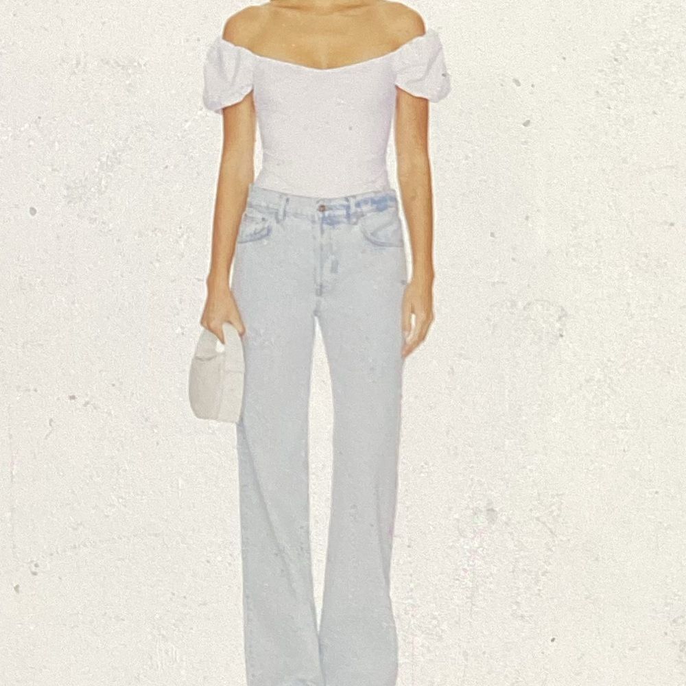 Free People Intimately FP Bodysuit In White, NWT, see measurements for size.
